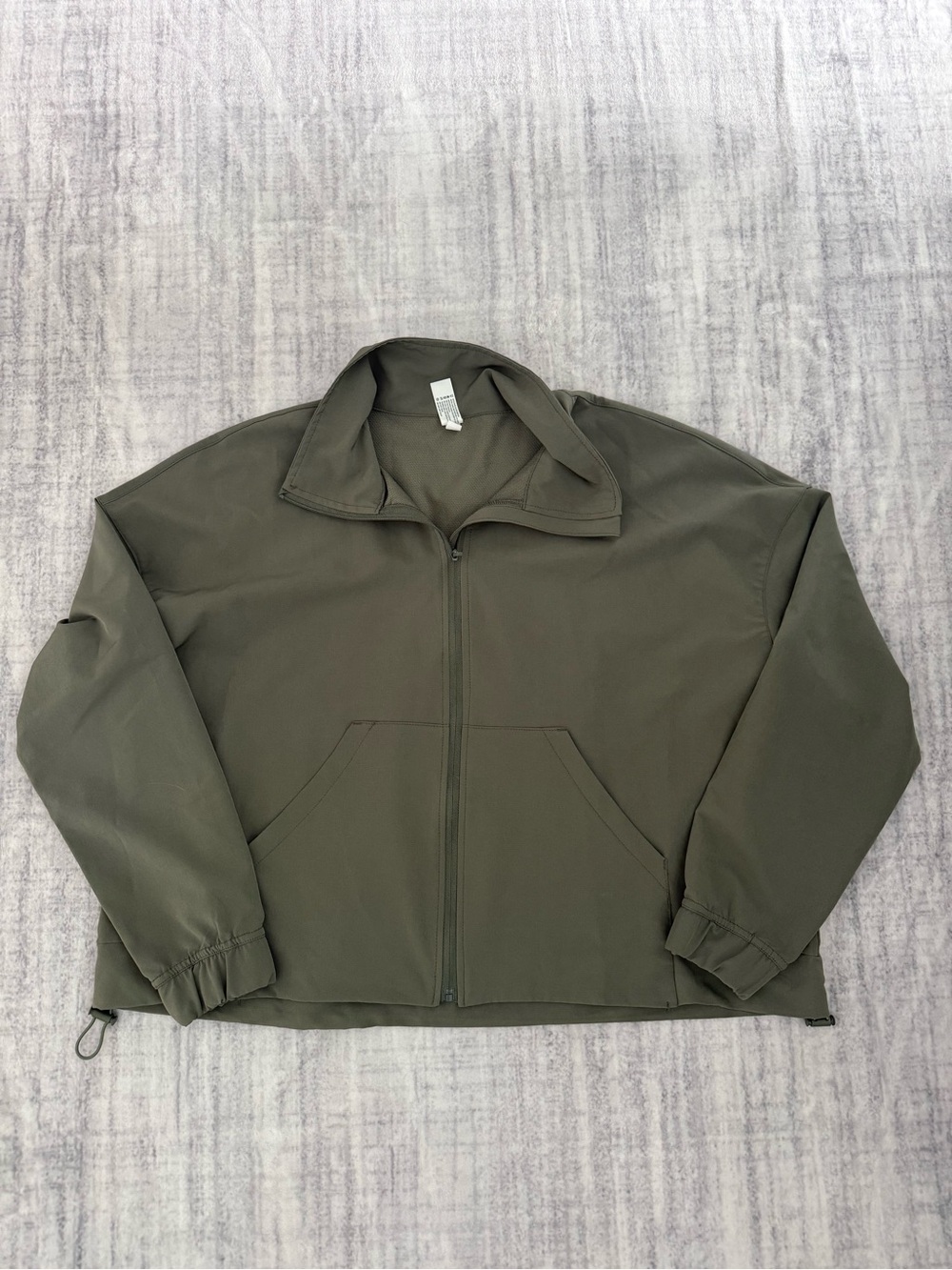 Women’s Olive Green Full-Zip Jacket